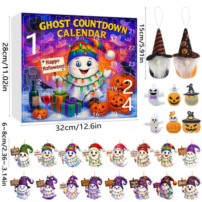 Adorno Navideño Muñeca Fantasma Calabaza en Caja Sorpresa - Image 8