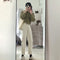 Jeans Slim Cropped de Corte Recto