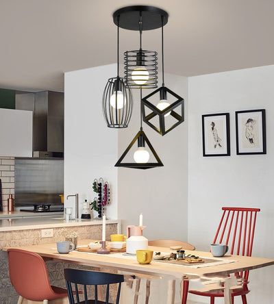 Lámpara Colgante de Tres Focos Diseño Moderno Minimalista - Image 6