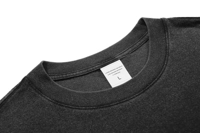 Camiseta Hip Hop Estilo Europeo Degradado Desgastado Retro Oversize - Image 6