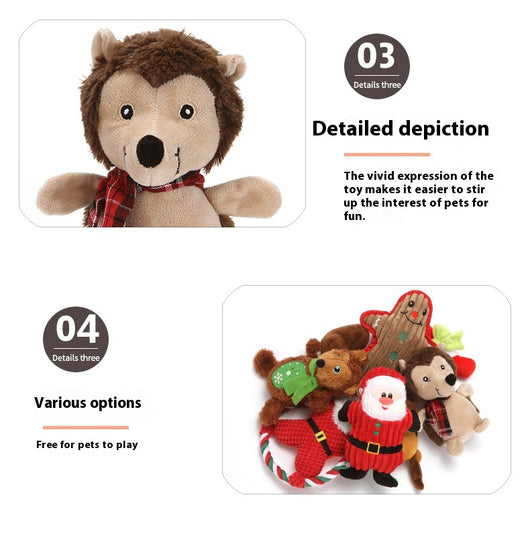 Traje Navideño para Mascotas con Sonido - Juguete Resistente para Perros y Gatos - Image 29