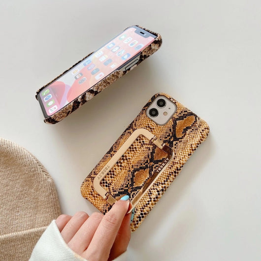 Funda Protectora con Patrón Geométrico y Soporte Metálico - Image 16