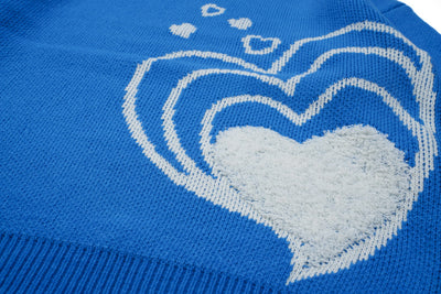 Suéter Retro con Patrón de Corazones y Bloques de Color - Image 27