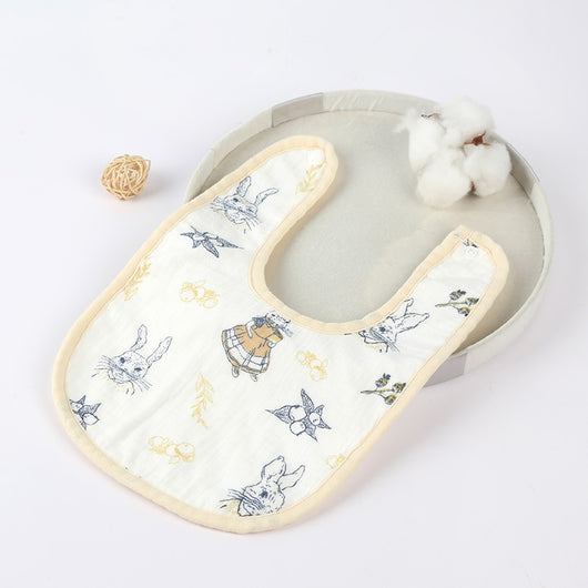 Babero de Algodón Puro con Toalla Absorbente para Bebé - Image 10
