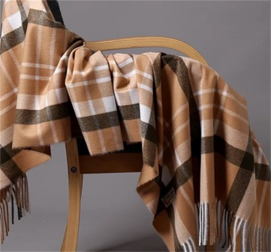 Bufanda de Cachemira con Lunares para Otoño e Invierno - Image 87