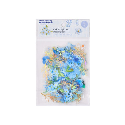 Cuaderno de Flores y Plantas - Material Decorativo 40 Piezas - Image 5