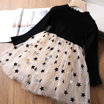 Vestido Niña Estrellas de Cinco Puntas con Rayas - Image 8
