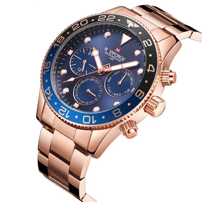 Reloj de Hombre Acero Inoxidable con Calendario - Resistente al Agua Cuarzo - Image 5