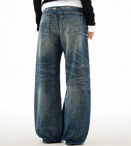 Pantalones Jeans Rectos Anchos para Hombre - Primavera y Otoño - Image 2