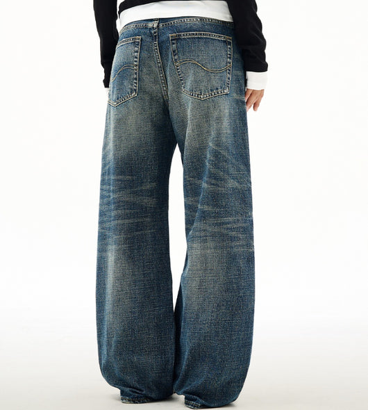 Pantalones Jeans Rectos Anchos para Hombre - Primavera y Otoño - Image 2