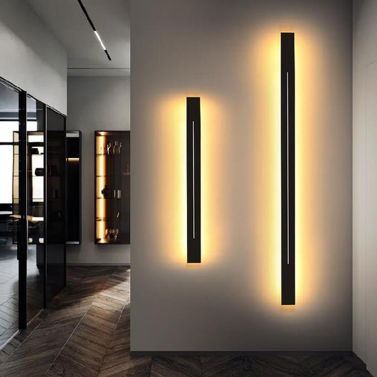 Luces LED Lineales para Exteriores - Iluminación Moderna para Muros y Portones
