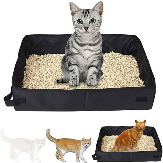 Arenero Portátil para Gatos Plegable