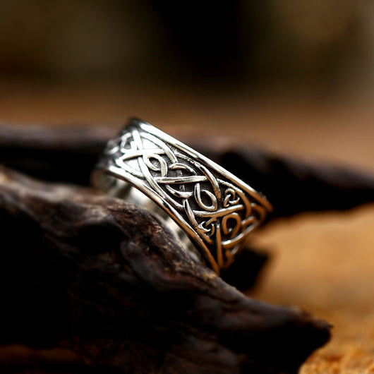 Anillo de Acero Inoxidable con Diseño Retro de Zorro para Hombre - Image 3