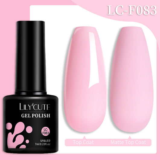 Set de Pegamento para Uñas con Brillo de Color Sólido - Image 19