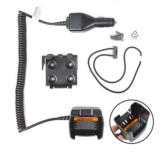 Cargador Híbrido Vehicular para Radios Portátiles Motorola GP328/GP338/GP340 - Image 9