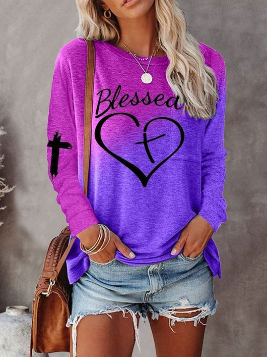 Suéter Holgado Urbano para Mujer con Estampado de Letras y Cuello Redondo - Image 9
