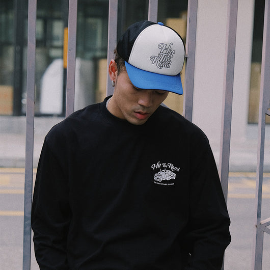 Gorras Retro Azul y Blanco a Juego - Accesorios de Pareja Tendencia Nacional - Image 5