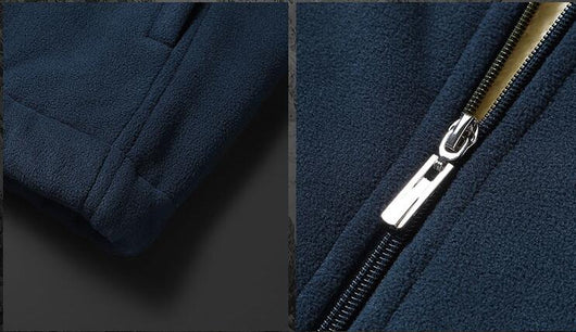 Chaqueta Acolchada de Terciopelo para Hombre Talla Grande - Image 7
