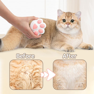 Cepillo Gato 4 en 1 con Vapor - Deslanador y Masajeador para Mascotas - Image 8