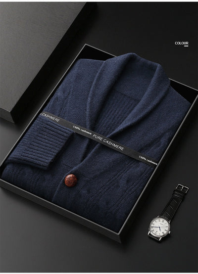 Suéter Grueso para Hombre con Cuello Retorcido y Botones - Image 10
