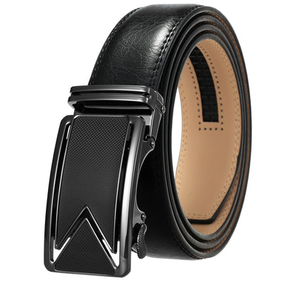 Cinturón de Cuero Bovino Premium con Hebilla Automática de Doble Capa - Image 20
