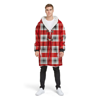 Chaqueta Hoodie Impresa Digital con Cuadros para Hombre - Image 17