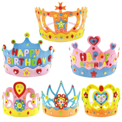 Corona de Diamantes No Tejida para Manualidades en Familia - Image 19