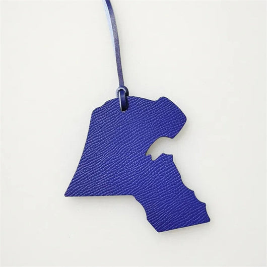 Colgante de Bolso en Forma de Mapa de Cuero - Image 27