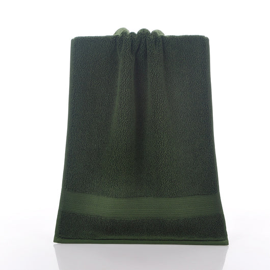 Toalla de Algodón Satinado Doble Capa - Diseño Liso y Puro - Image 8