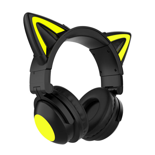 Auriculares Bluetooth con Orejas de Gato Luminosas y Diseño Ajustable - Image 10