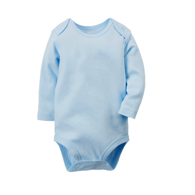 Enterizo Triangular de Manga Larga para Bebé - Diseño Sólido y Cómodo - Image 6