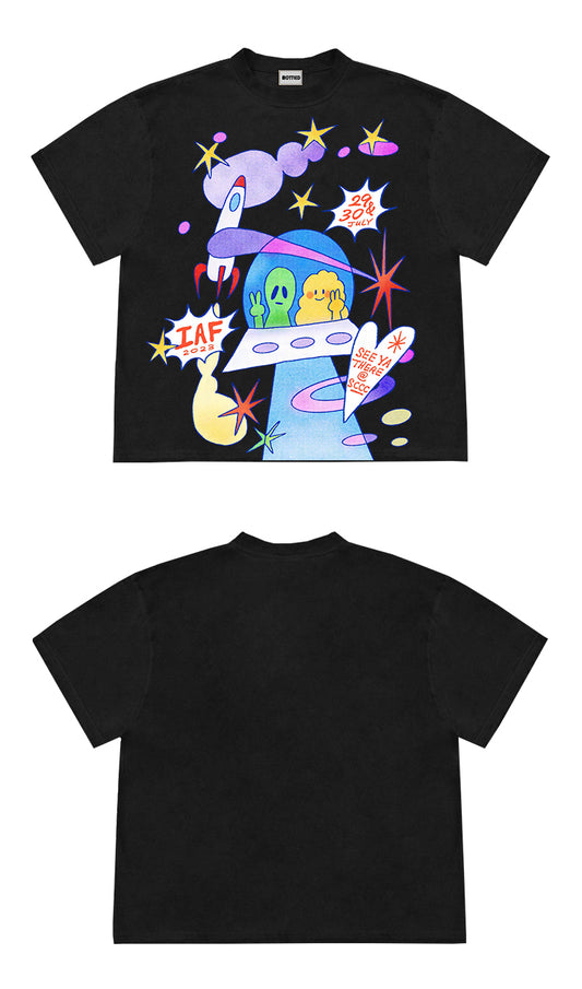 Camiseta Artística Diseño UFO Estilo Instagram - Image 2