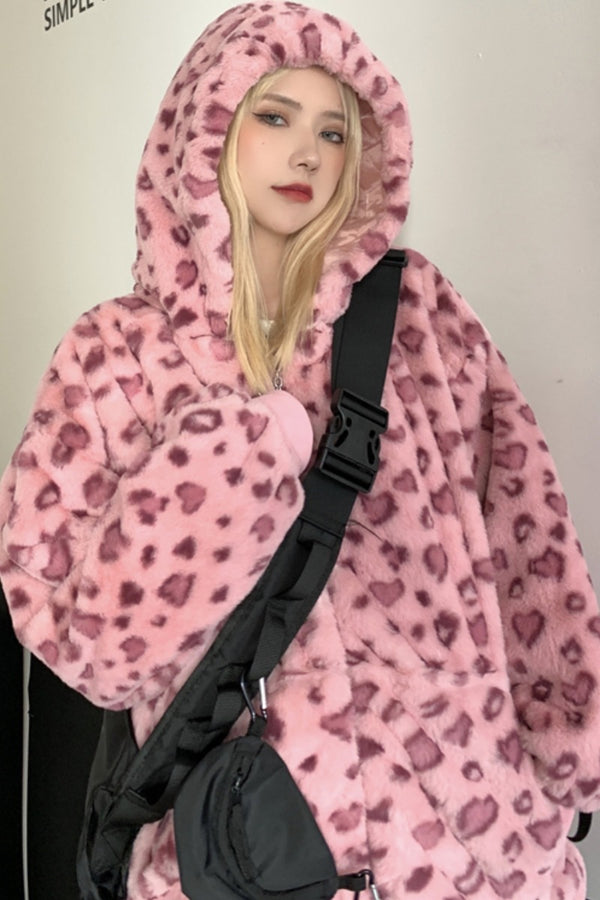 Ropa de Lana de Cordero y Algodón Suelta y Gruesa