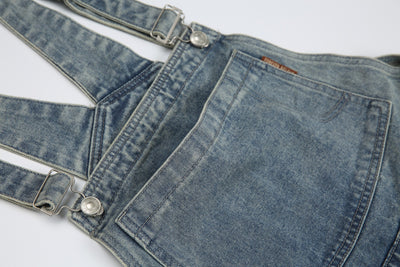 Pantalones Cargo Denim Vintage Lavado Retro Unisex - Image 9