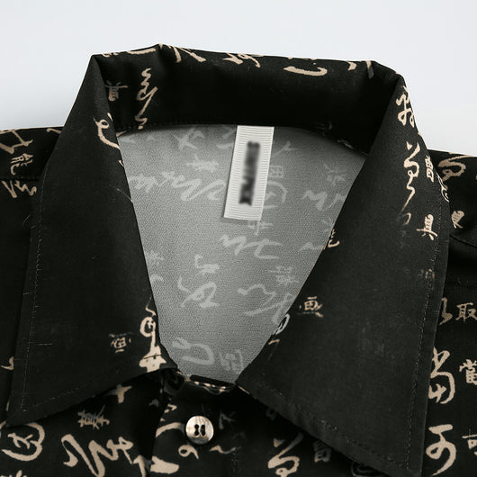 Camisa Estampada Corta con Diseño Personalizado para Hombre - Image 3