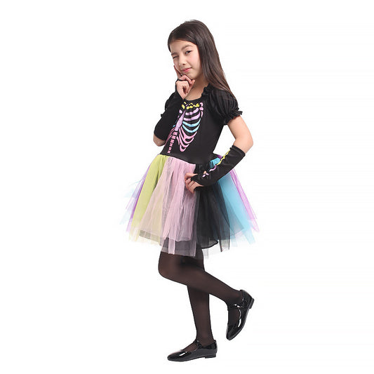 Ropa Infantil Temática Festival de Espíritus - Diseño Calavera Esqueleto - Image 2