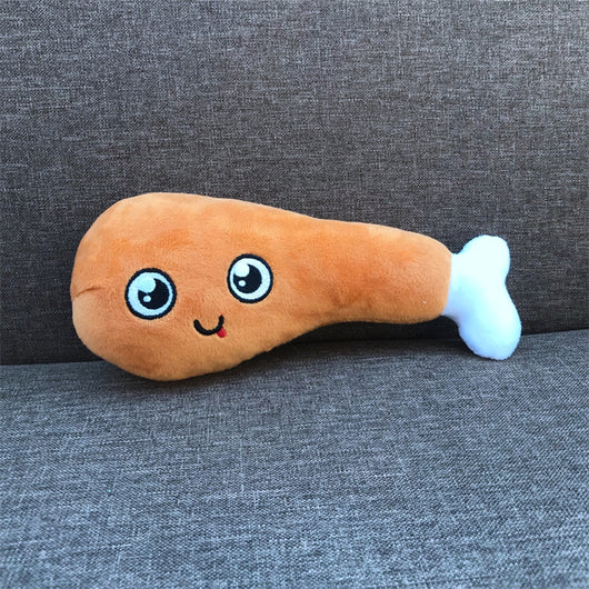 Juguete Mordedor Resistente para Perros con Sonido - Serie Alimentos - Image 11