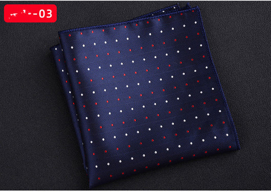 Pañuelo Cuadrado Retro con Bordado Texturizado para Hombre - Image 4