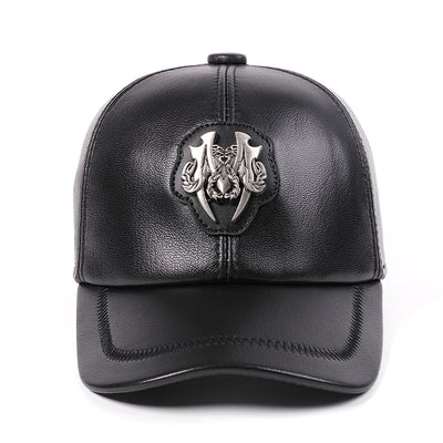 Gorra de Cuero Genuino con Visera - Unisex Piel de Cabra - Image 4