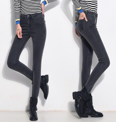 Pantalones Vaqueros de Terciopelo Grueso para Mujer - Image 7
