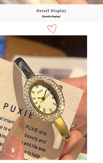 Reloj Pulsera Mujer Diseño Ovalado Elegante - Image 10