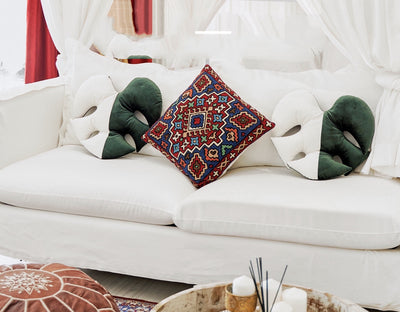 Almohada Lumbar Monstera Blanca - Cojín Decorativo para Sofá y Cama - Image 5