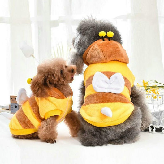 Abrigo Térmico para Perros Medianos y Grandes - Diseño Abeja Otoño Invierno
