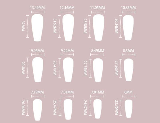 Uñas Postizas con Diseño Estrella de Seis Puntas - Removibles y Reutilizables - Image 2