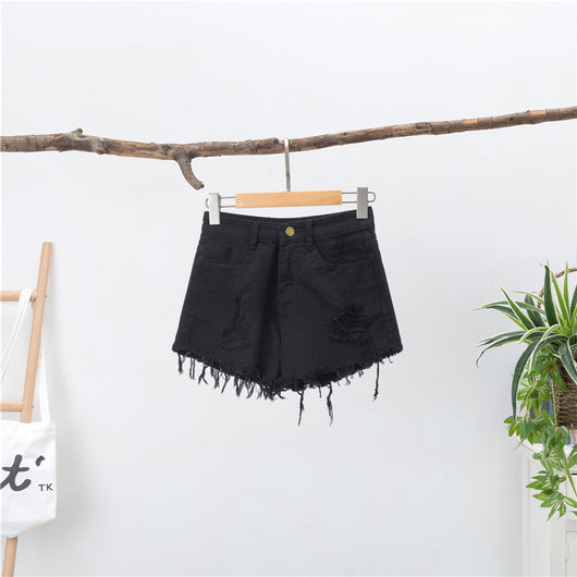 Shorts Vaqueros Holgados de Cintura Alta para Mujer - Image 4