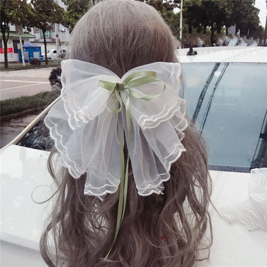 Pasador Lolita Japonés con Lazo - Clip para Cola de Caballo Elegante - Image 38