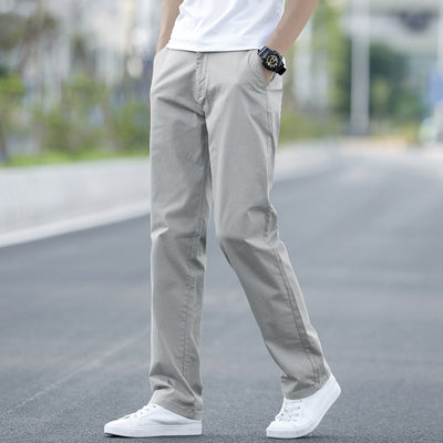 Pantalones rectos holgados multiusos para hombre - Image 10