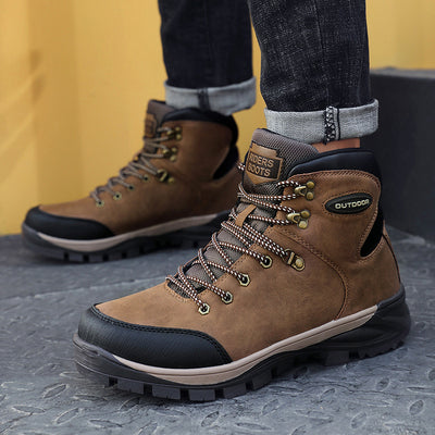 Botas Altas de Invierno para Hombre con Forro de Terciopelo Plus - Talla Grande - Image 9