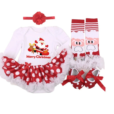 Conjunto de 4 Piezas de Ropa para Recién Nacido - Colección Navideña - Image 6