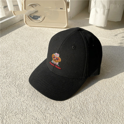 Gorra de Béisbol Infantil con Diseño de Perro Marrón y Marco Rojo - Image 8